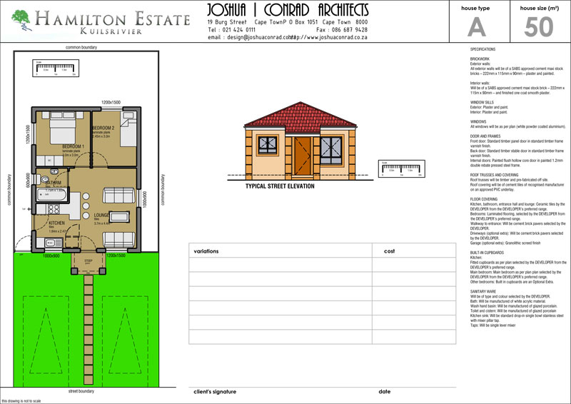 Type A - 50 sq meters