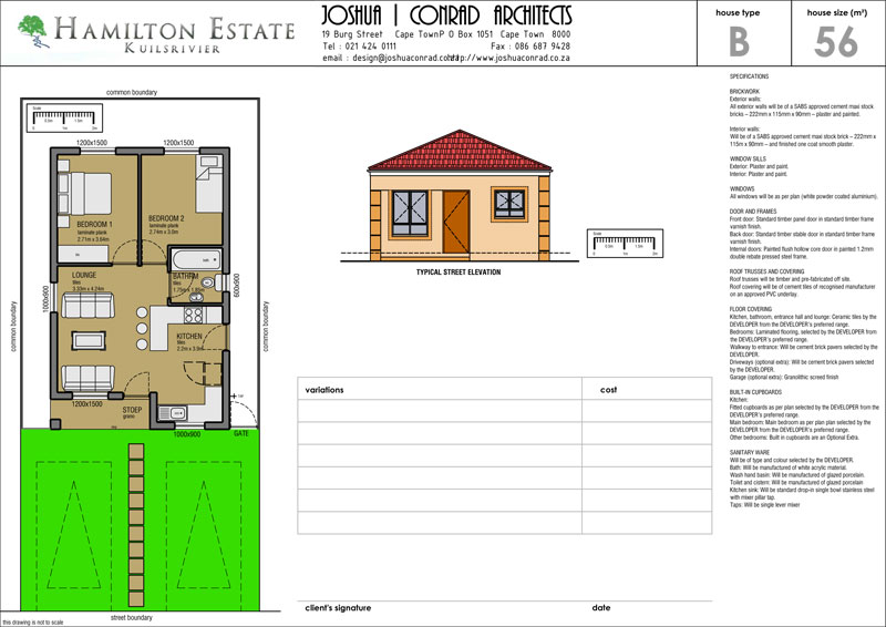Type B - 56 sq meters